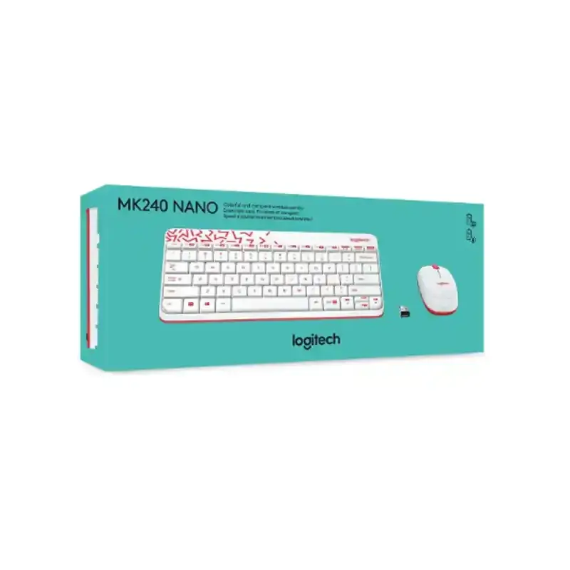 جعبه کیبورد و موس کومبو بیسیم لاجیتک Mk240
